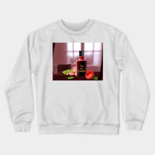 You are beautiful - red / black Crewneck Sweatshirt